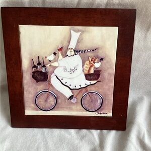 Fat chef tile by Jennifer garant